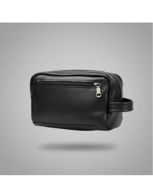 Genuine Leather Handbag-Black