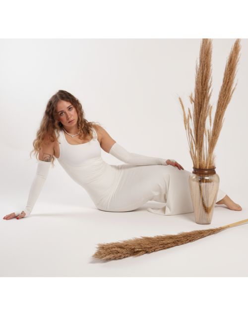 bodysculpt dress -White-XS/S