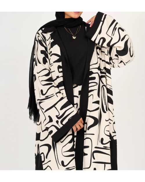 BOHO CARDIGAN SET:-S/M