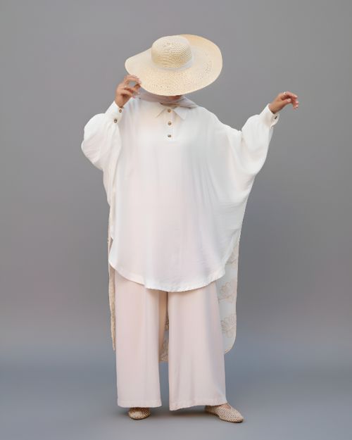 Boho Dreams – Mixed Linen Dress