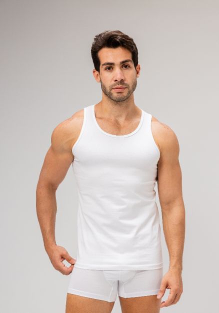 Plain White Boxer For Men-S-White