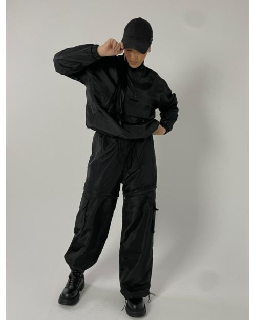 cargo pants black (reversible to shorts)