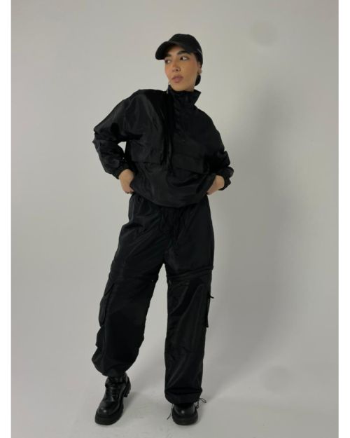 cargo pants black (reversible to shorts)