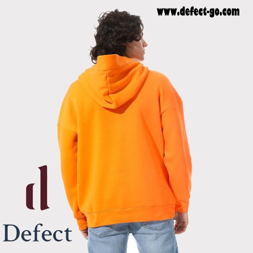 هودي برتقالي بقصه عصريه من ديفيكت-Orange-M