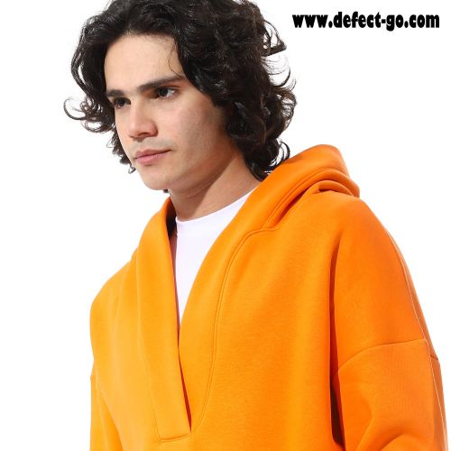 هودي برتقالي بقصه عصريه من ديفيكت-Orange-M