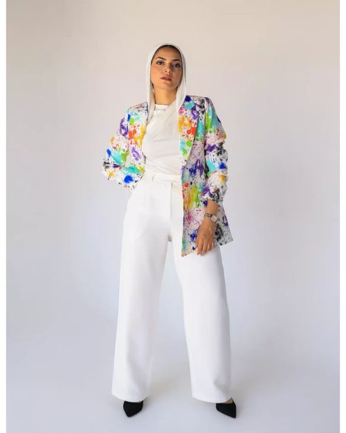 Coconut Wide-Leg Straight Mid Pants