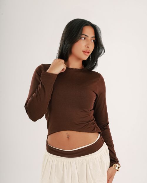 Cut-Out Crop – Fatal Bite-Brown-M