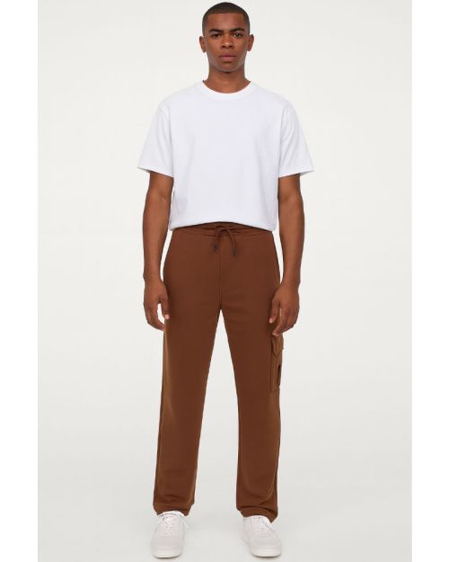 Gabardine pant-Brown-42