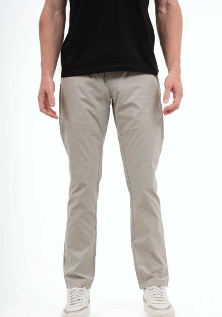 Waterproof Straight Leg Pants-Gray-30 in - M