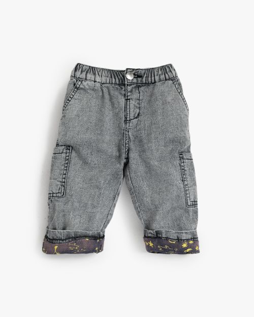 Kids Washed Denim Pants