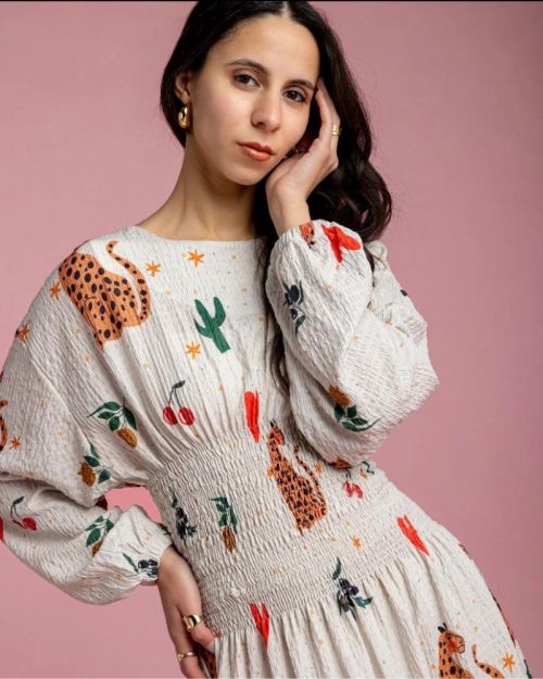 Rio Cinched Waist Dress - Leopard Heart & Peppers