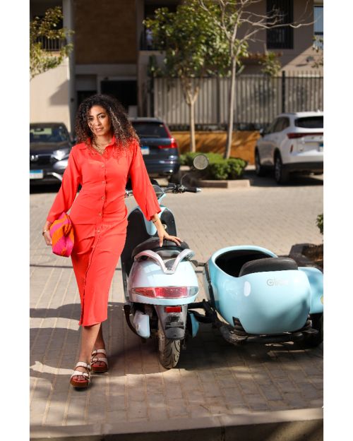 Scarlet Dress-S/M-Red