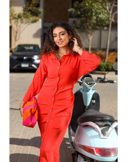 Scarlet Dress-S/M-Red