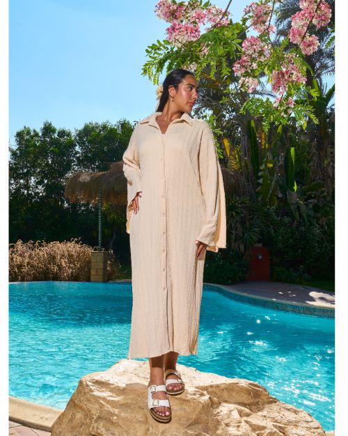Worood Shirt Dress - Tricot 