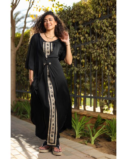 Empress Essence Dress-Black