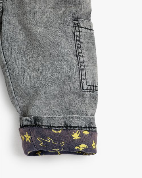 Kids Washed Denim Pants