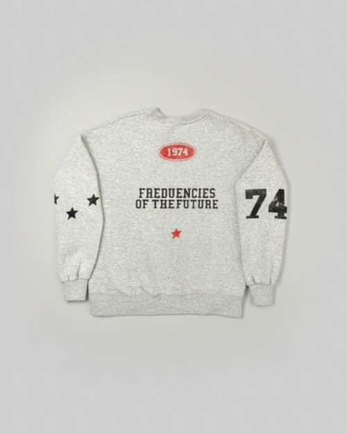 Grey Vintage Collegiate Box Fit Sweatshirt (1974) 