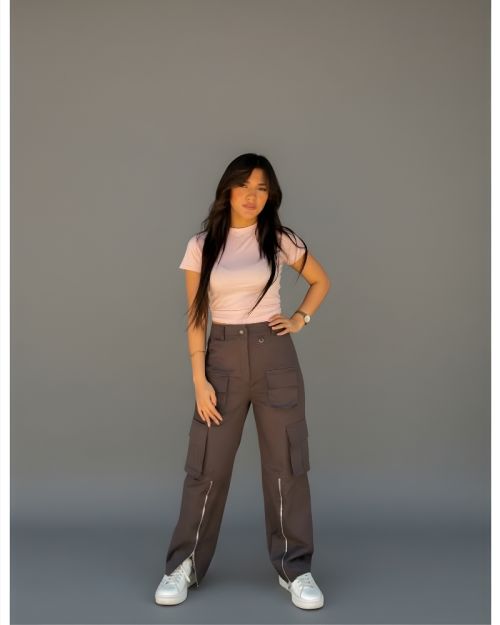 Pockets Pants Dark Grey