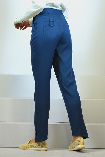 slim pants -Olive-M