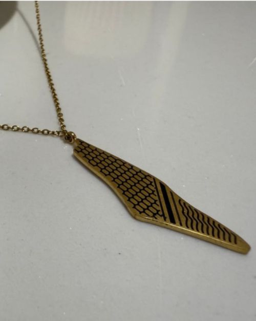 قلادة خريطة فلسطين