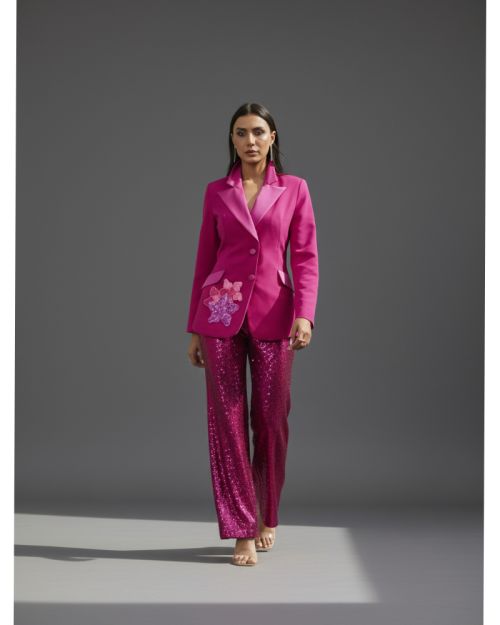 Sequin Pink Pants