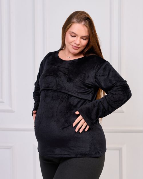 Nursing winter top long sleeve