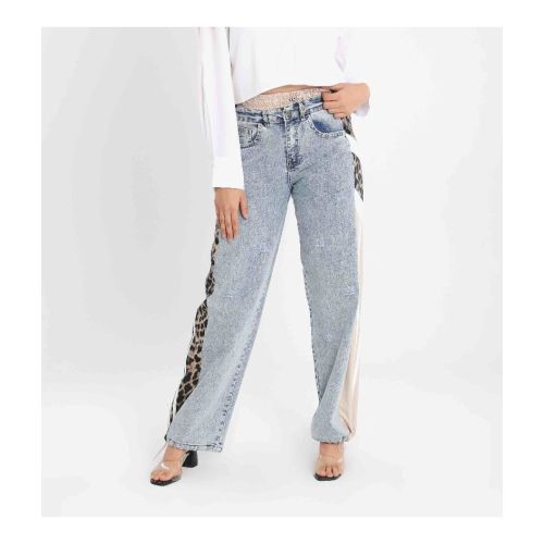 Women’s Fearless Fashion Denim Pants-Beige-S