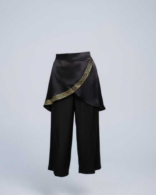 Criss Cross Pants with Islamic Patterns-S/M