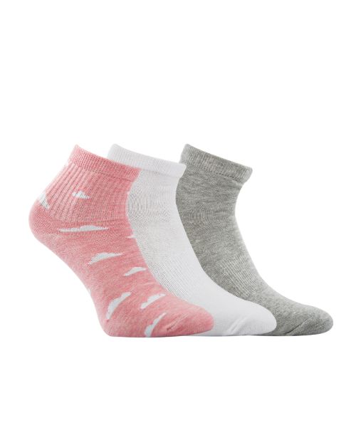 A Pack Of 3 Pieces Plain Short Socks , MultiColoure -36-40