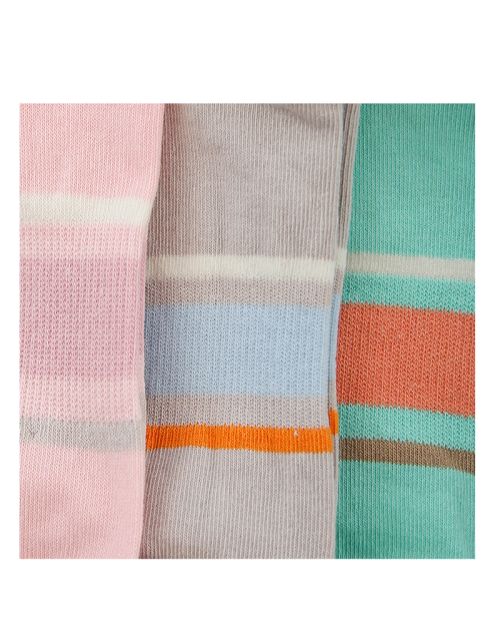 A Pack Of 3 Pieces Plain LowCut Socks , MultiColoure -36