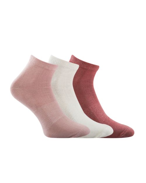 A Pack Of 3 Pieces Plain Short Socks , MultiColoure -36-40