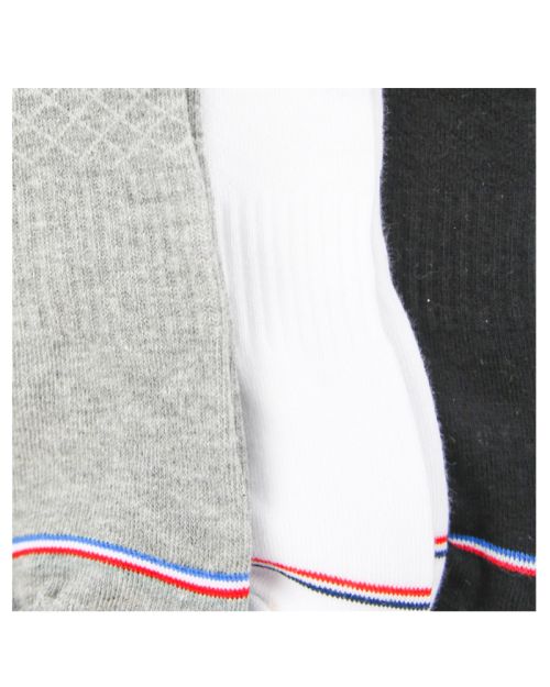 A Pack Of 3 Pieces Plain Short Socks , MultiColoure For Men -40-45