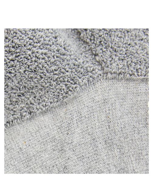 Short Printed Socks Half Terry Grey For Men -40-45