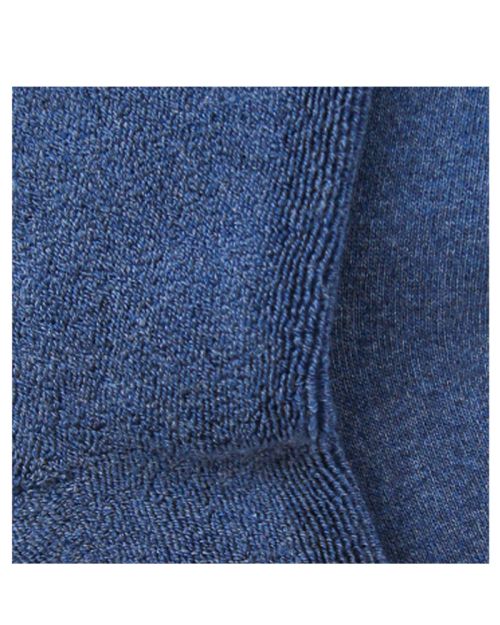 Long Plain Socks Full Terry Navy For Unisex -40