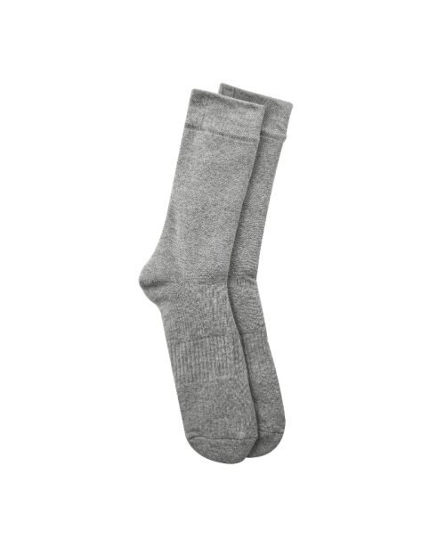Long Printed Socks Full Terry Grey For Unisex 