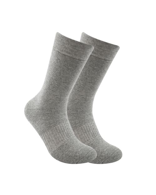 Long Printed Socks Full Terry Grey For Unisex 