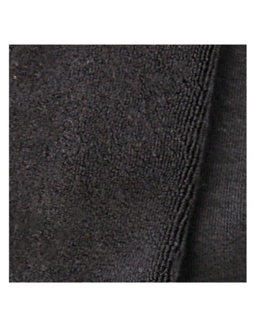 Long Plain Socks Full Terry Black For Unisex -39