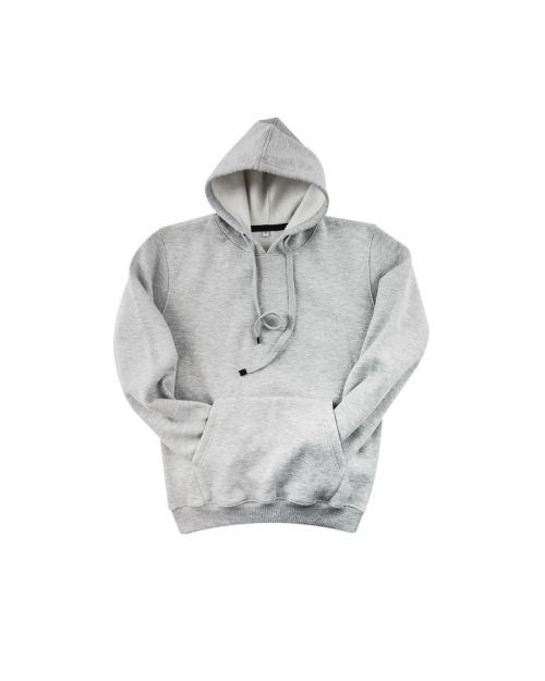 SweatShirt Plain Hoodie Long Sleeve For Kids In Grey 
