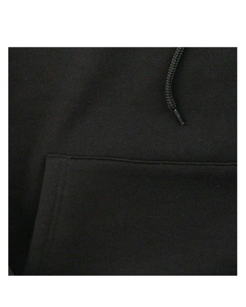 SweatShirt Plain Hoodie Long Sleeve For Kids In Black -4 yrs