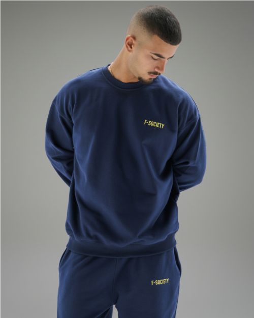 Men’s Blue Minimal Logo Sweatshirt
