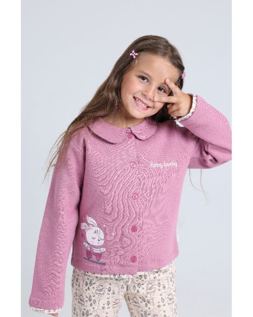Funny bunny Rouned Printed Set-3 yrs