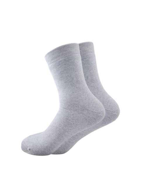 Long Plain Socks Full Terry For Women-Blue-36
