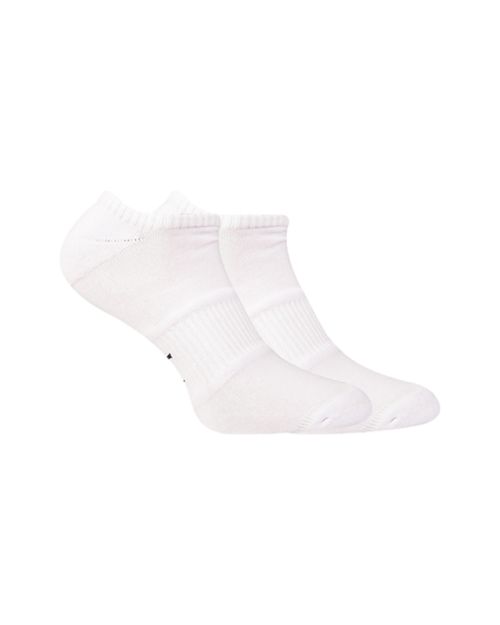 LowCut Plain Socks Liner Heel And Toe White For Men