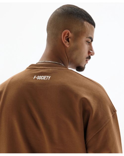 Men’s Brown Graphic Sweatshirt