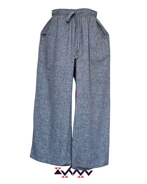 Nyllya wide leg pants-Gray-S/M