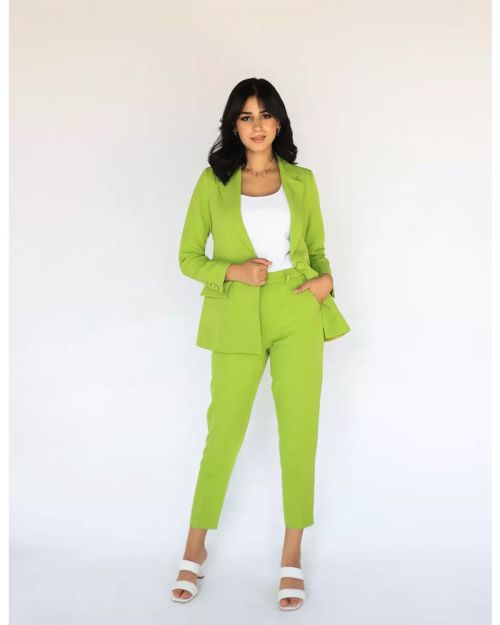 Green Apple Slim Pants-M