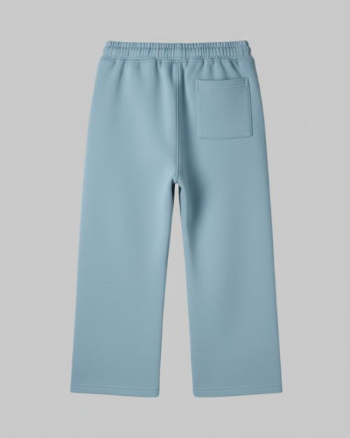 Wide-leg Sweatpants-baby blue-6 yrs