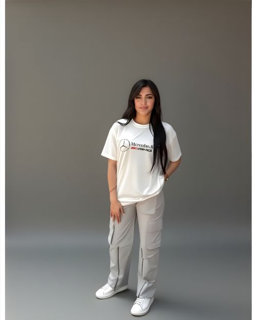 Pockets Pants Light Grey