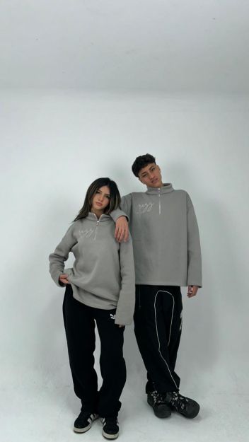 Pearl quarter zipper-S