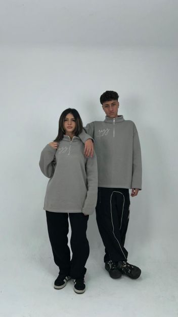 Pearl quarter zipper-S